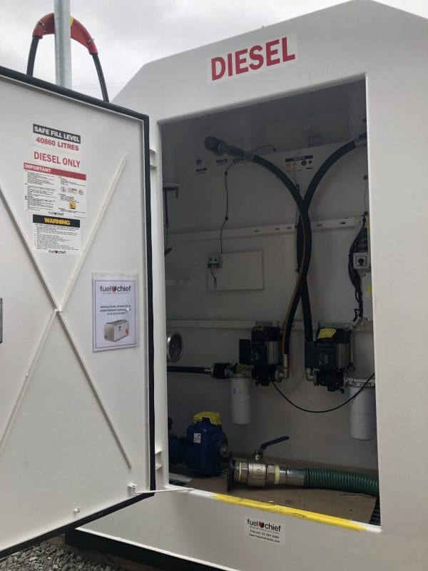 Fuelchief DCD450 With Hose Tower - Inside Pump Bay
