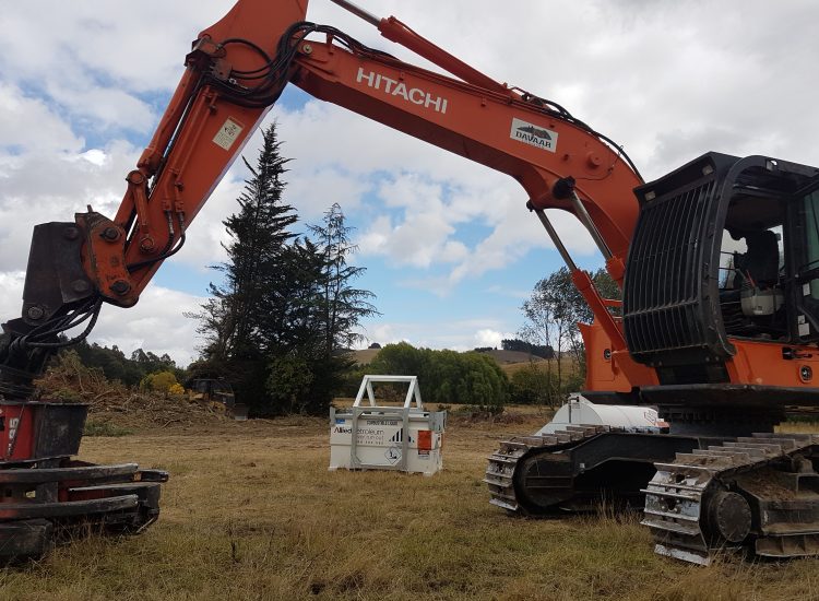Fuelchief Transcube tank on site at Forestry Location