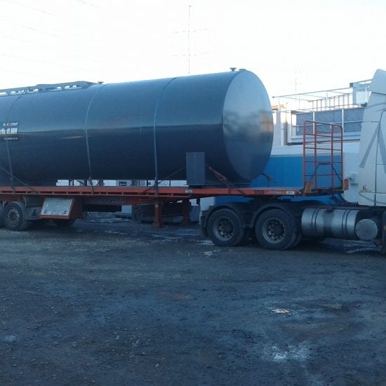 Greymouth Petroleum Tank on trailer